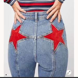 Free People Firecracker flare jeans size 30